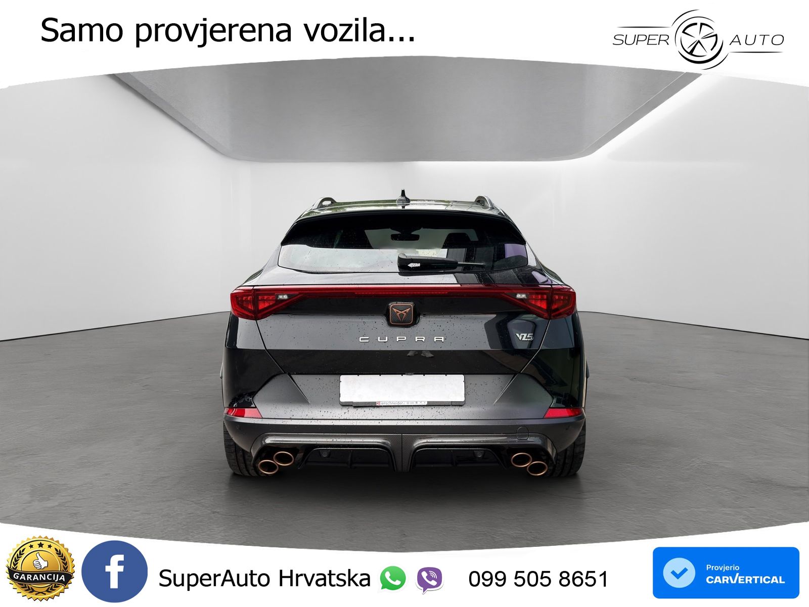 Cupra Formentor VZ5 2.5 TSI (390 KS) 4Drive DSG LED+GR SJED+ACC