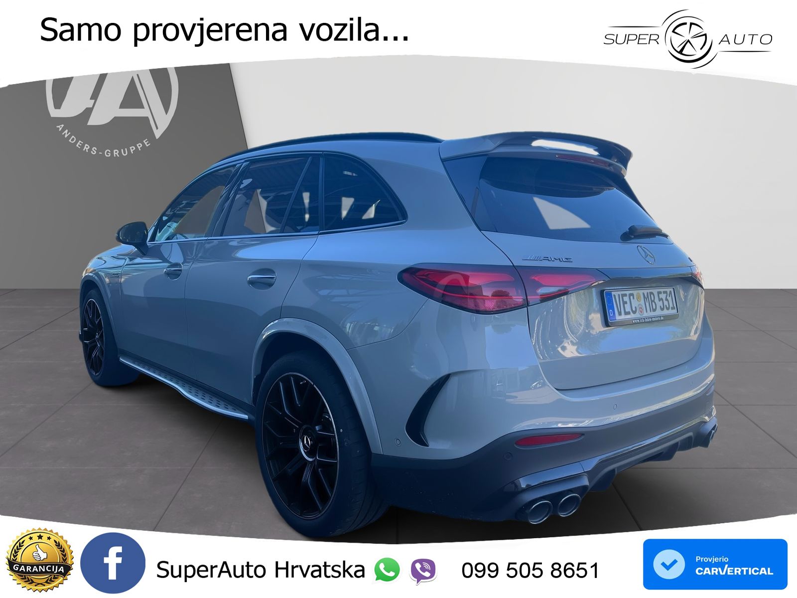 Mercedes AMG GLC 53 (449 KS) 4MATIC+ AMG SPEEDSHIFT TCT 9G ACC+HEAD+GR SJED+360+PANO