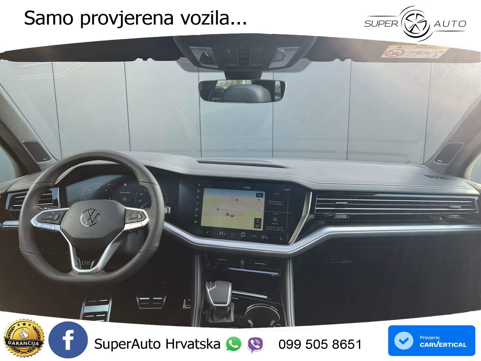 Volkswagen Touareg 3.0 V6 TDI (231 KS) 4MOTION Tiptronic ZRAČNI+ACC+GR SJED+KAM+PANO