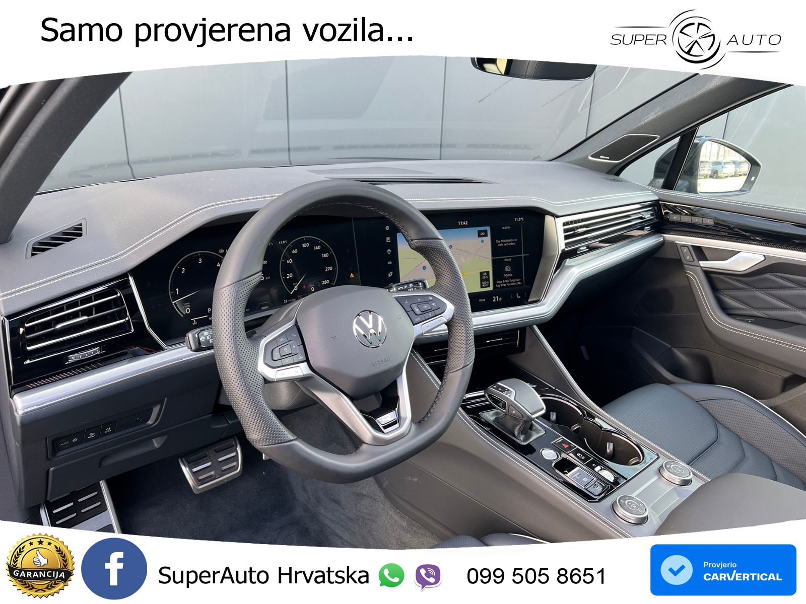 Volkswagen Touareg 3.0 V6 TDI (231 KS) 4MOTION Tiptronic ZRAČNI+ACC+GR SJED+KAM+PANO