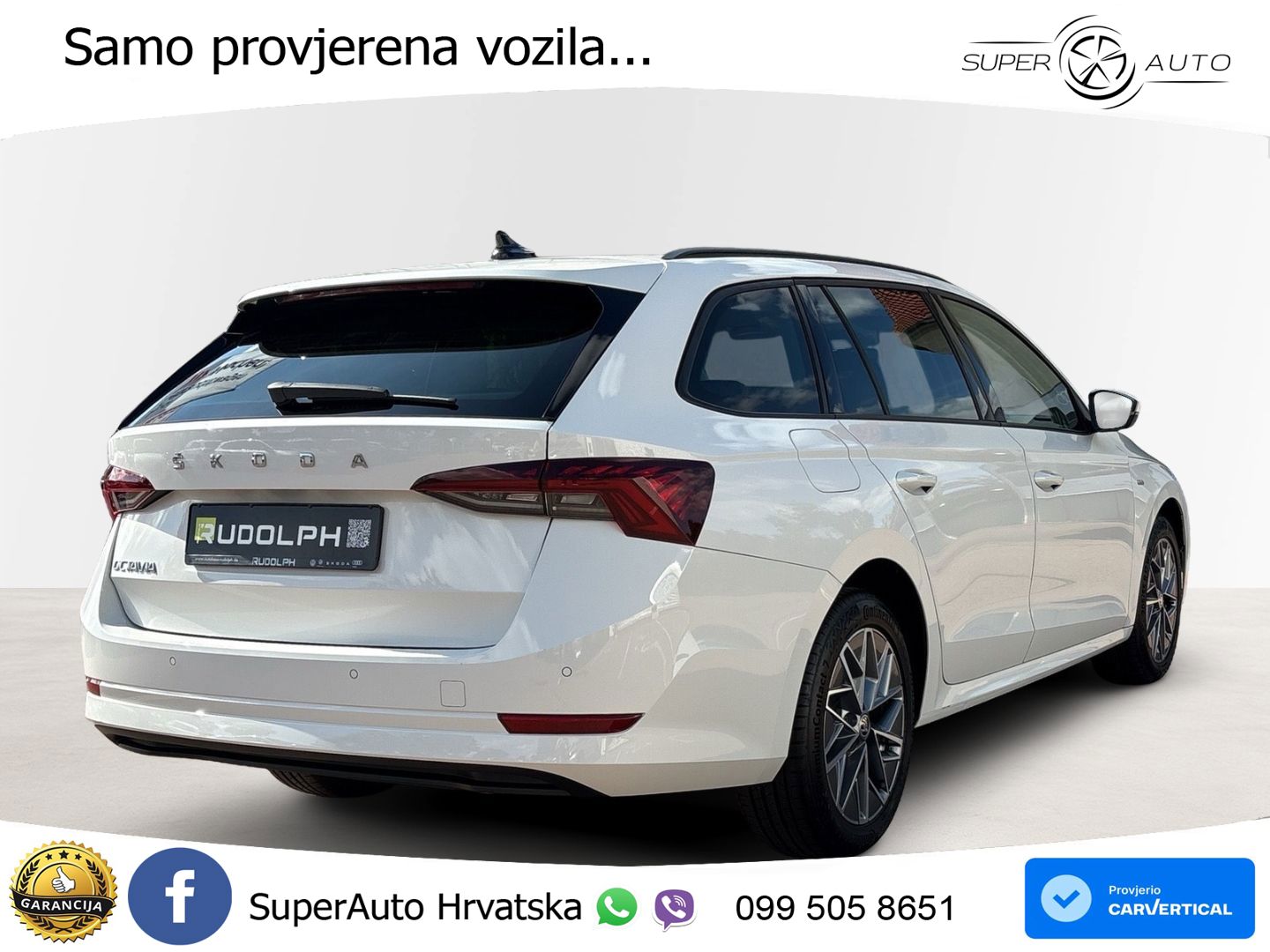 Škoda Octavia Combi 2.0 TDI (150 KS) DSG LED+GR SJED+ACC