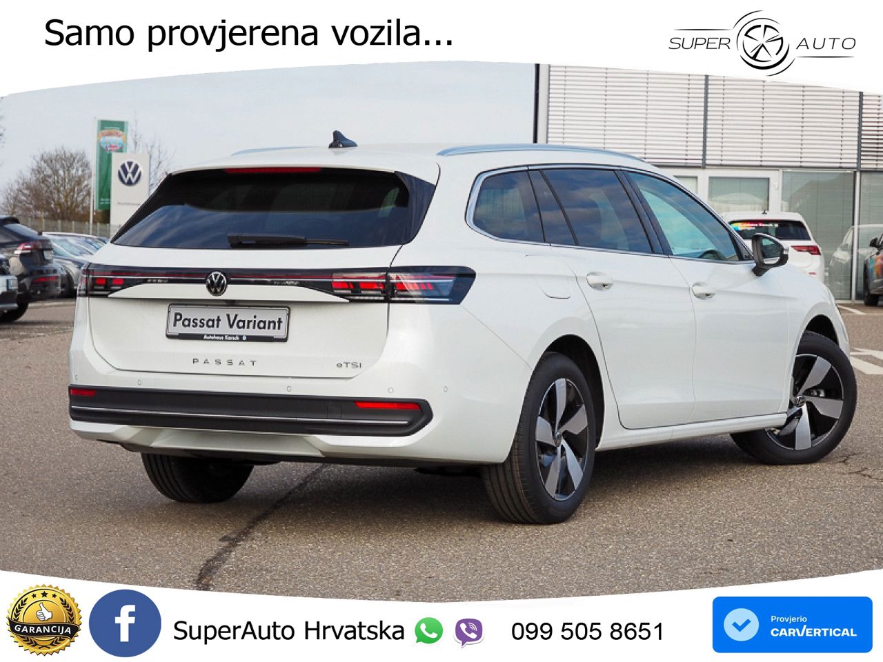 Volkswagen Passat Variant 1.5 eTSI (150 KS) DSG Business MATRIX+GR SJED+KAM