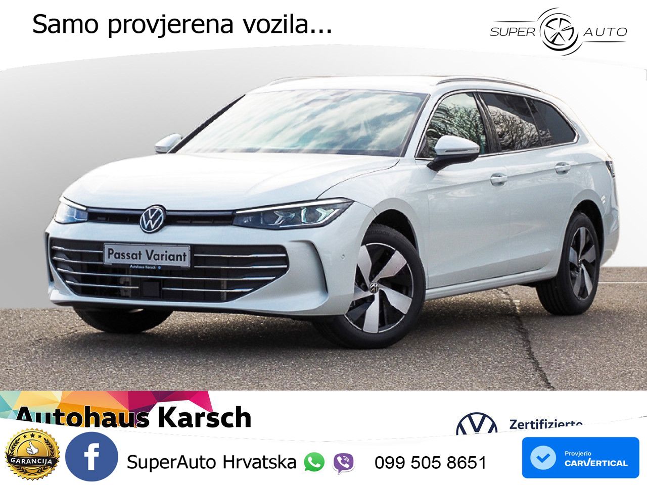Volkswagen Passat Variant 1.5 eTSI (150 KS) DSG Business MATRIX+GR SJED+KAM