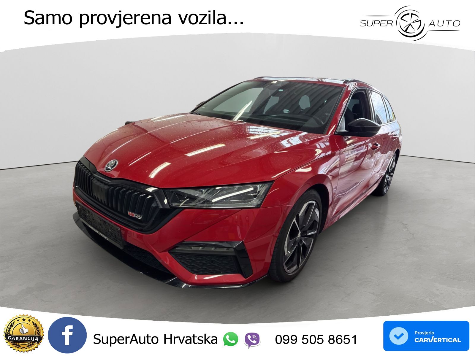 Škoda Octavia Combi RS 2.0 TSI (245 KS) DSG LED+GR SJED+ACC