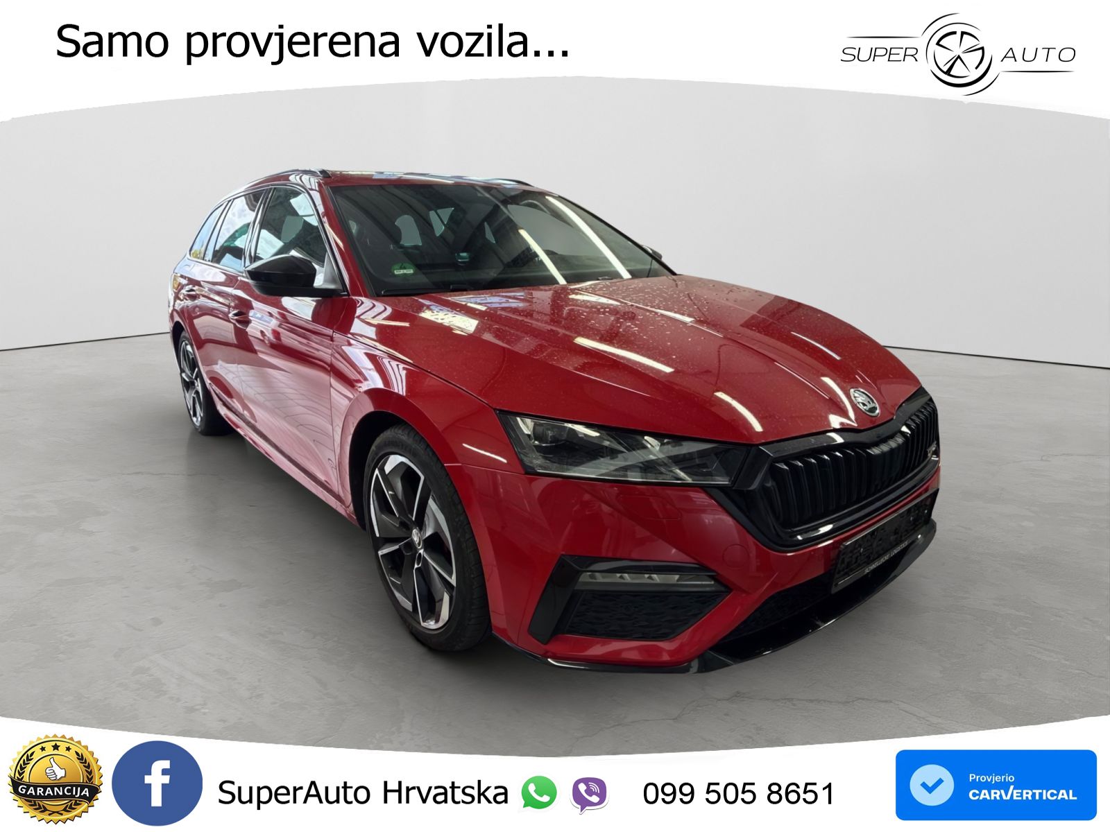 Škoda Octavia Combi RS 2.0 TSI (245 KS) DSG LED+GR SJED+ACC