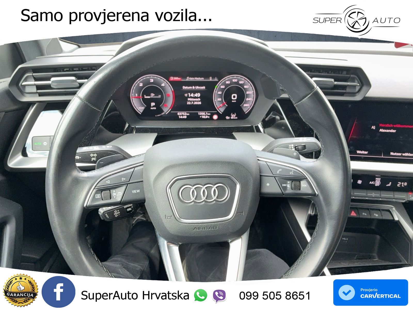 Audi A3 35 TDI (150 KS) S tronic advanced LED+GR SJED+ACC