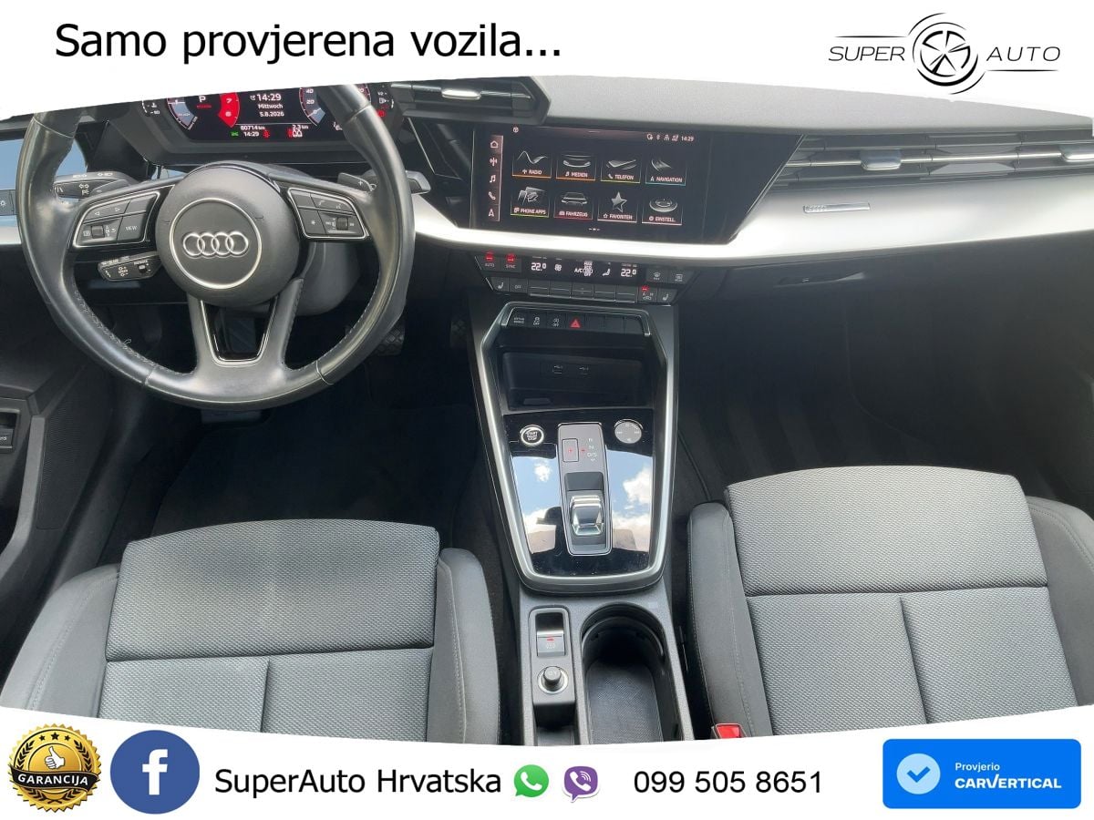Audi A3 Limuzina 35 TFSI (150 KS) S tronic S line LED+GR SJED+ACC
