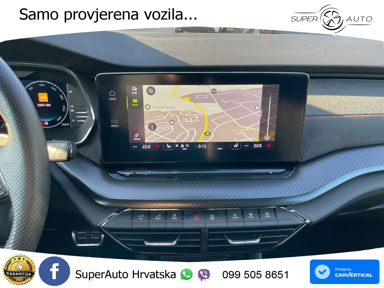 Škoda Octavia Combi RS 2.0 TDI (200 KS) 4x4 DSG LED+GR SJED+ACC