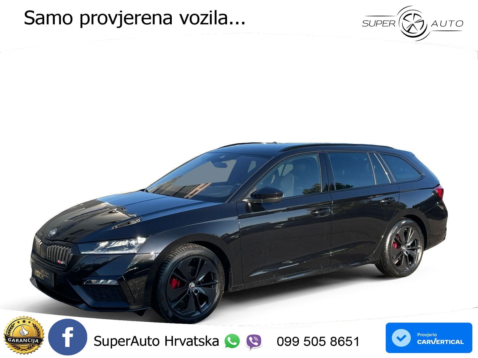 Škoda Octavia Combi RS 2.0 TDI (200 KS) 4x4 DSG LED+GR SJED+ACC