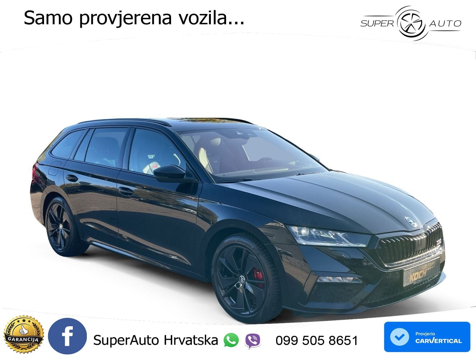 Škoda Octavia Combi RS 2.0 TDI (200 KS) 4x4 DSG LED+GR SJED+ACC