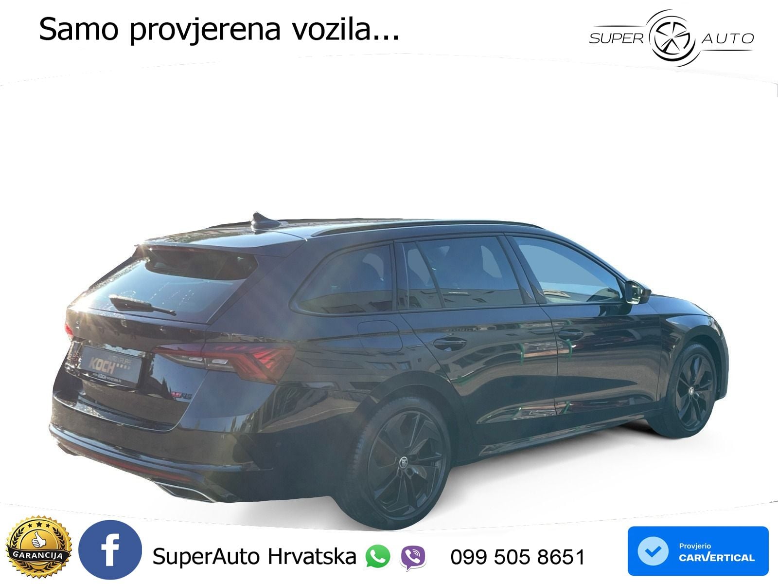 Škoda Octavia Combi RS 2.0 TDI (200 KS) 4x4 DSG LED+GR SJED+ACC