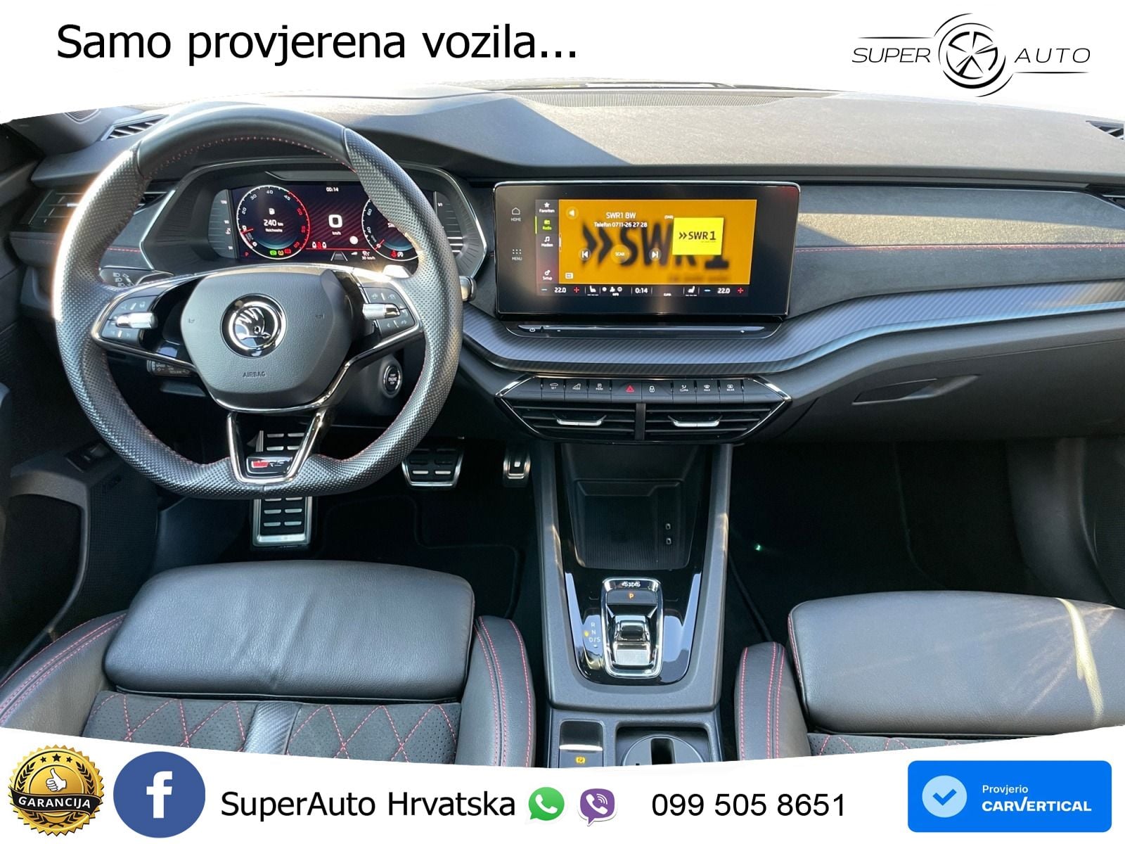 Škoda Octavia Combi RS 2.0 TDI (200 KS) 4x4 DSG LED+GR SJED+ACC