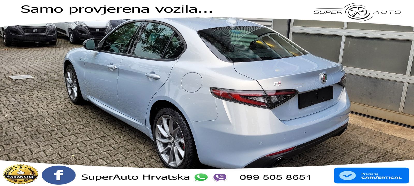 Alfa Romeo Giulia 2.0 Turbo (280 KS) Q4 Automatic LED+GR SJED+ACC