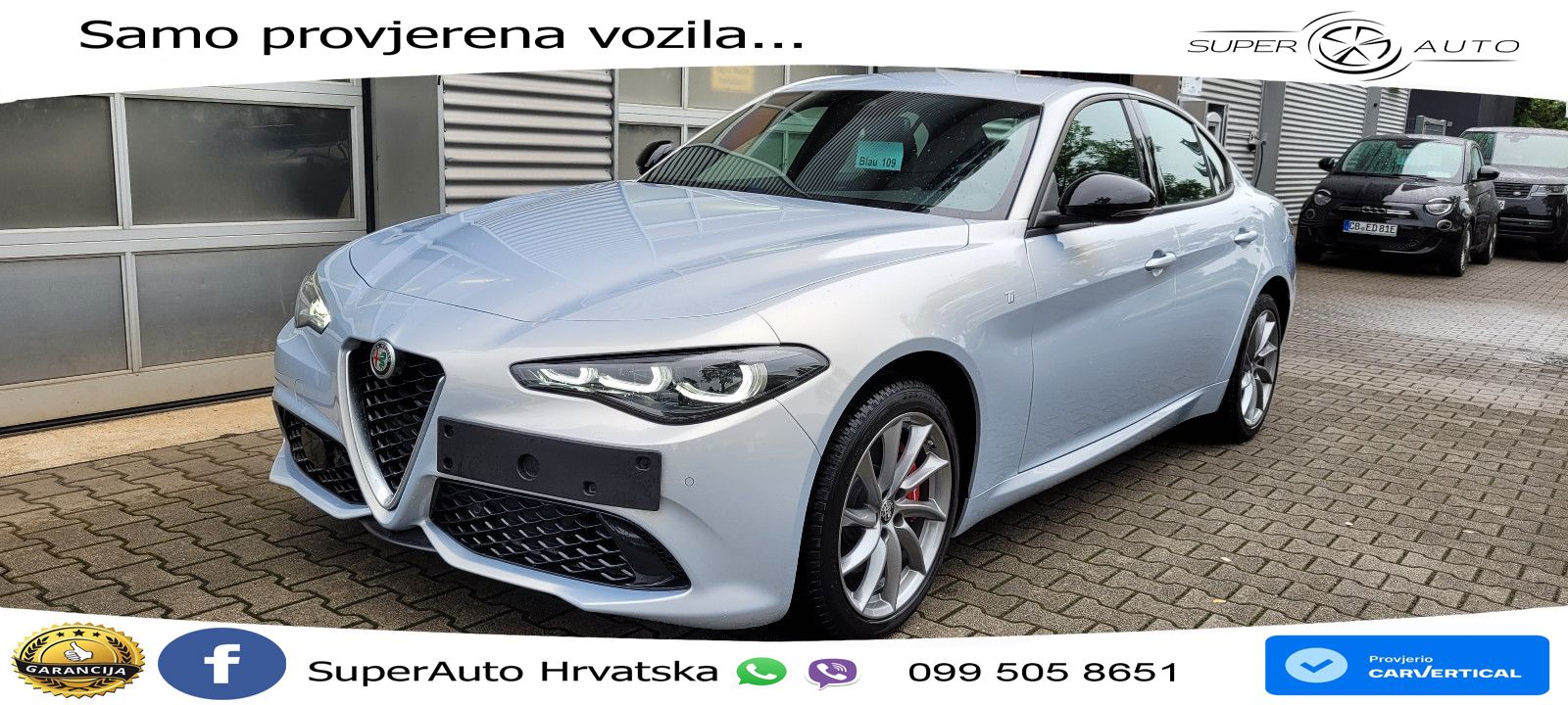 Alfa Romeo Giulia 2.0 Turbo (280 KS) Q4 Automatic LED+GR SJED+ACC