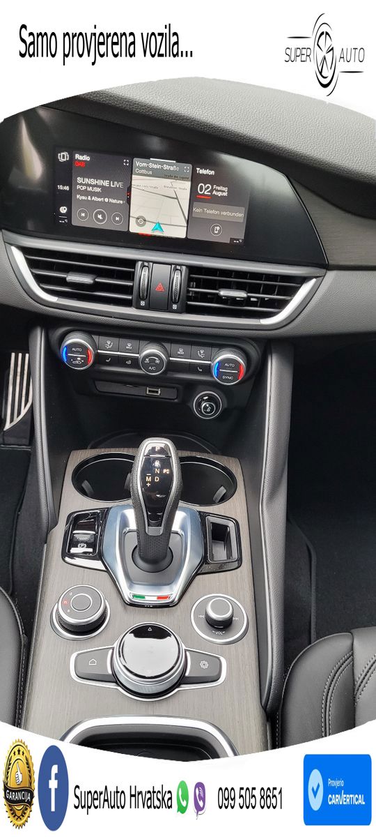 Alfa Romeo Giulia 2.0 Turbo (280 KS) Q4 Automatic LED+GR SJED+ACC