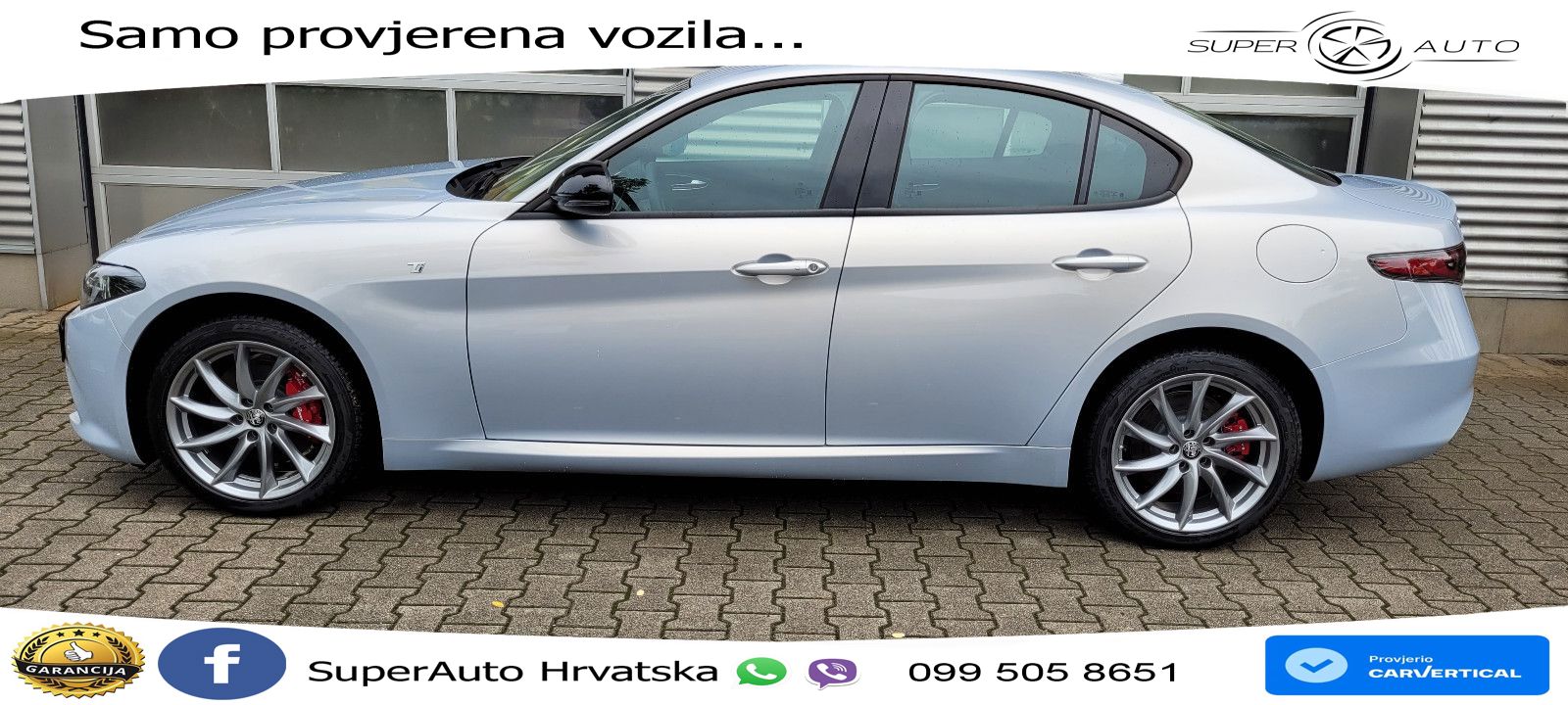 Alfa Romeo Giulia 2.0 Turbo (280 KS) Q4 Automatic LED+GR SJED+ACC