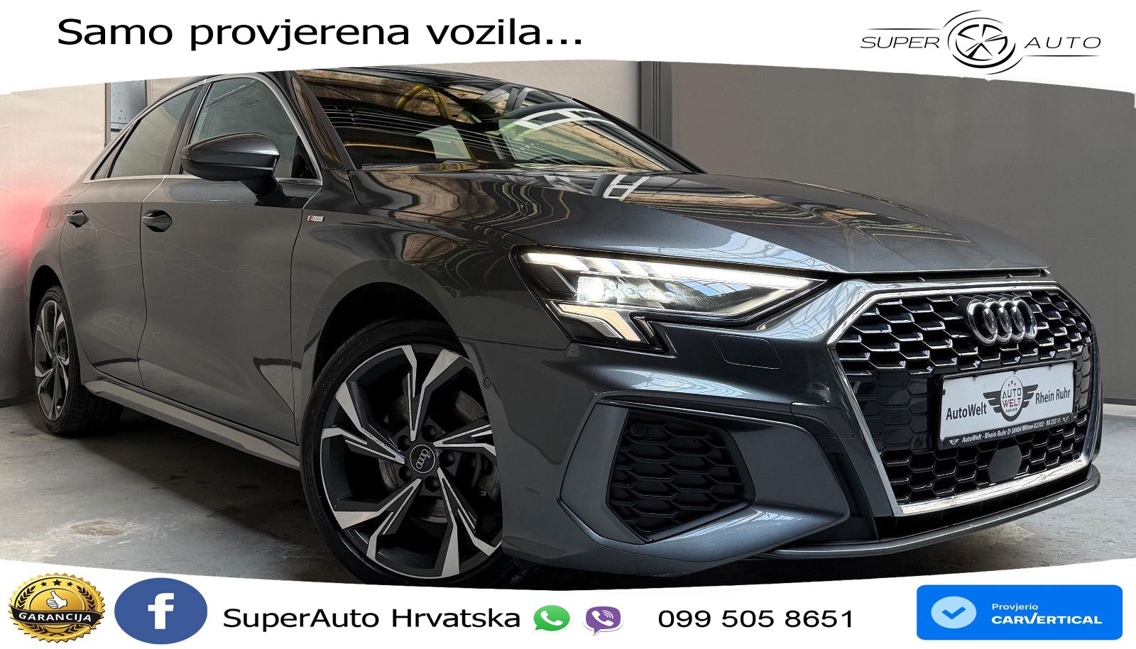 Audi A3 40 TFSIe (204 KS) S tronic S line