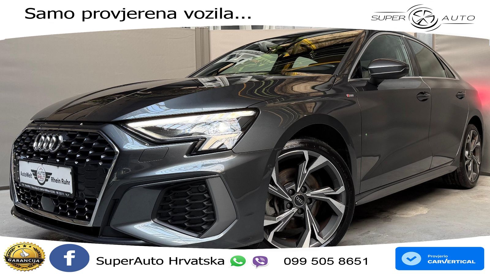 Audi A3 40 TFSIe (204 KS) S tronic S line
