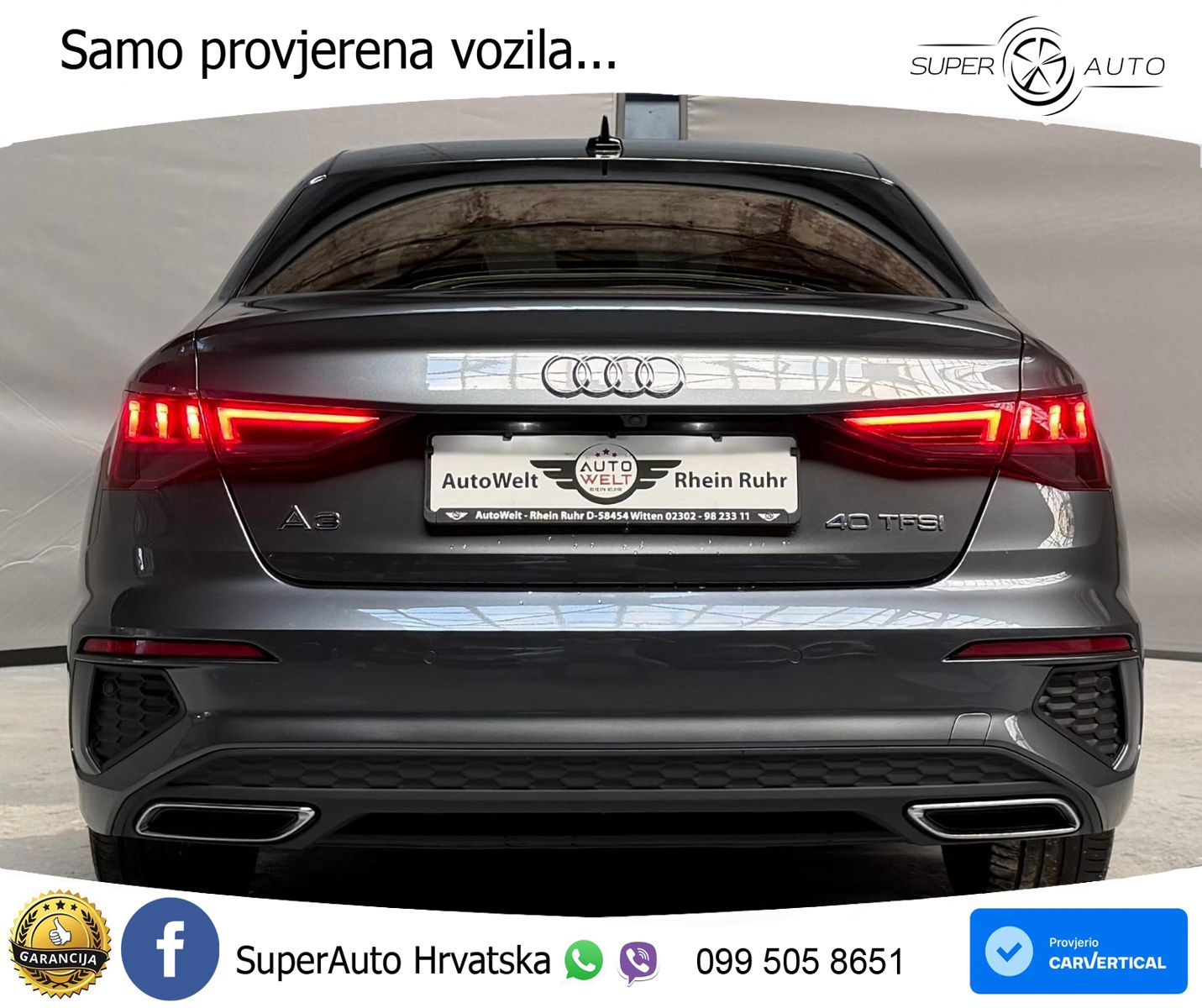 Audi A3 40 TFSIe (204 KS) S tronic S line