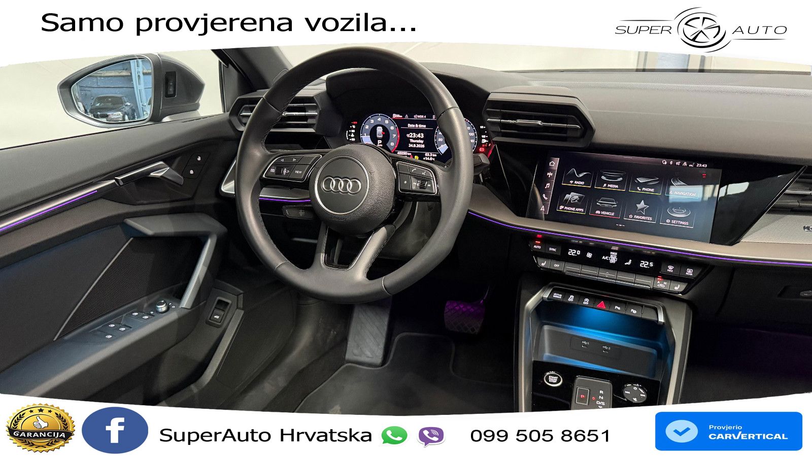 Audi A3 40 TFSIe (204 KS) S tronic S line