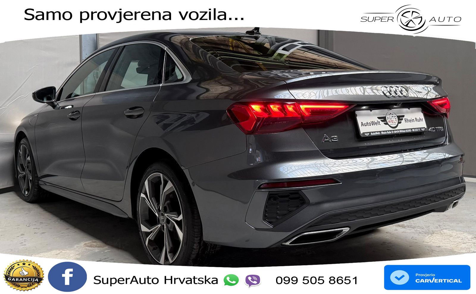 Audi A3 40 TFSIe (204 KS) S tronic S line