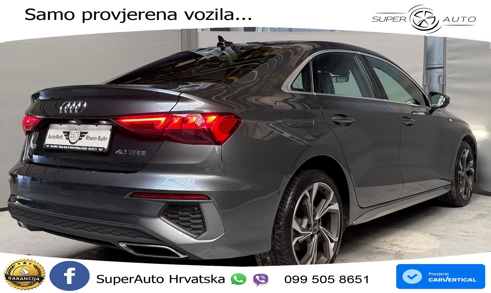 Audi A3 40 TFSIe (204 KS) S tronic S line