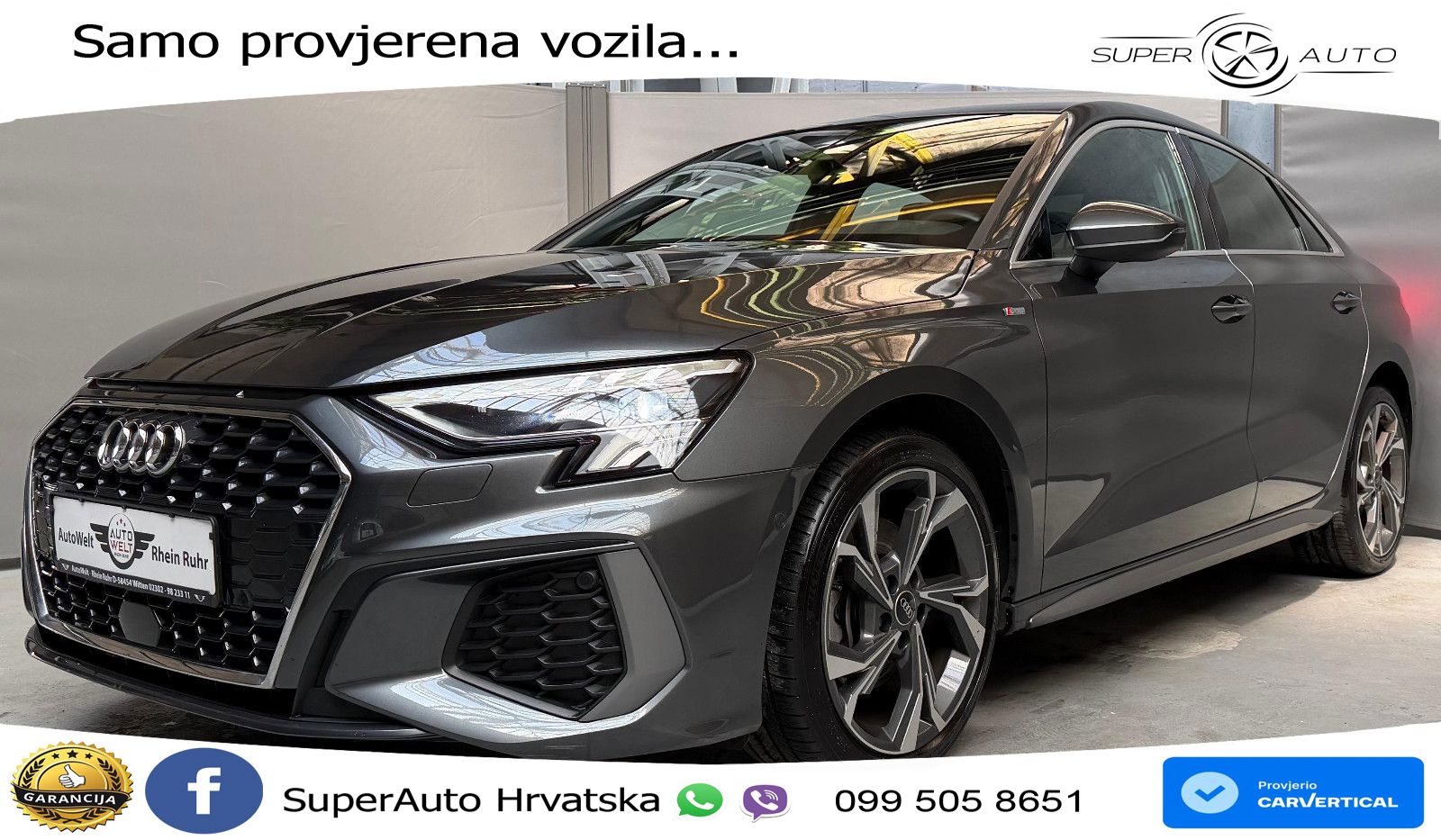 Audi A3 40 TFSIe (204 KS) S tronic S line