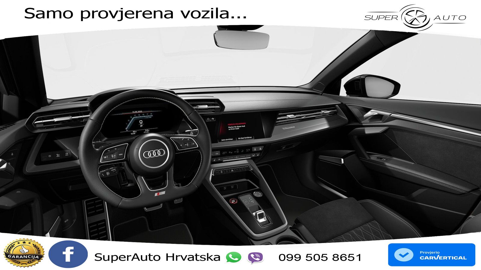 Audi S3 Limuzina 2.0 TFSI (310 KS) quattro S tronic MATRIX+GR SJED+KAM