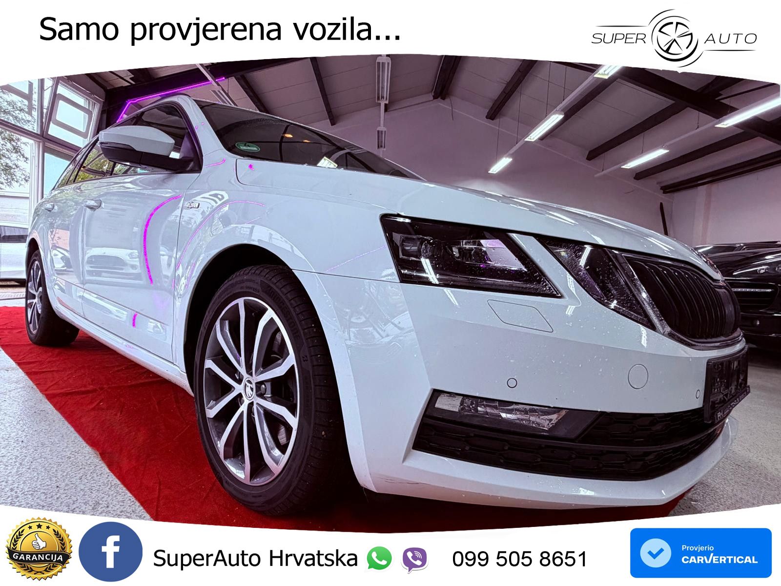 Škoda Octavia Combi 2.0 TDI (150 KS) DSG LED+GR SJED+ACC