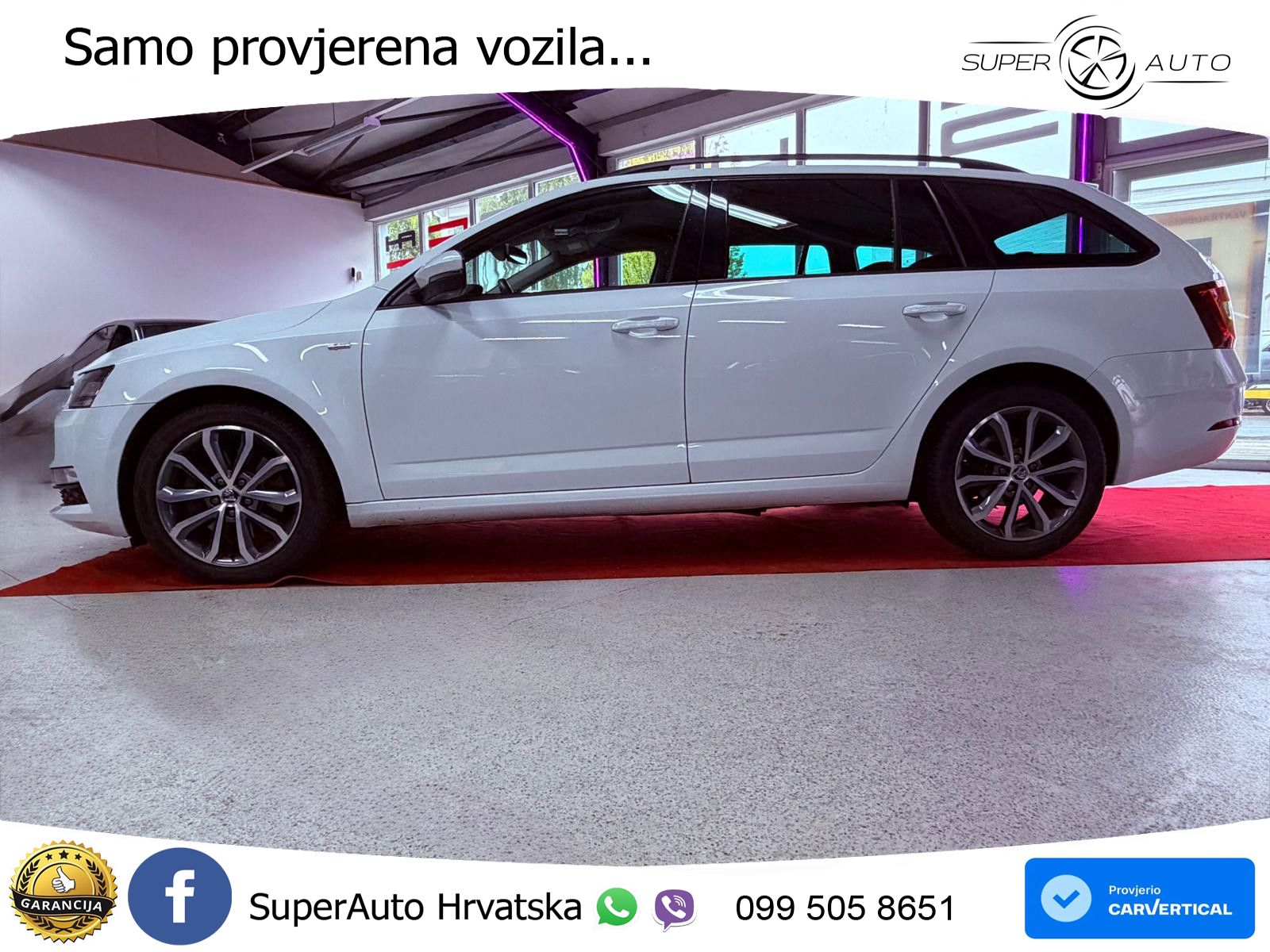 Škoda Octavia Combi 2.0 TDI (150 KS) DSG LED+GR SJED+ACC