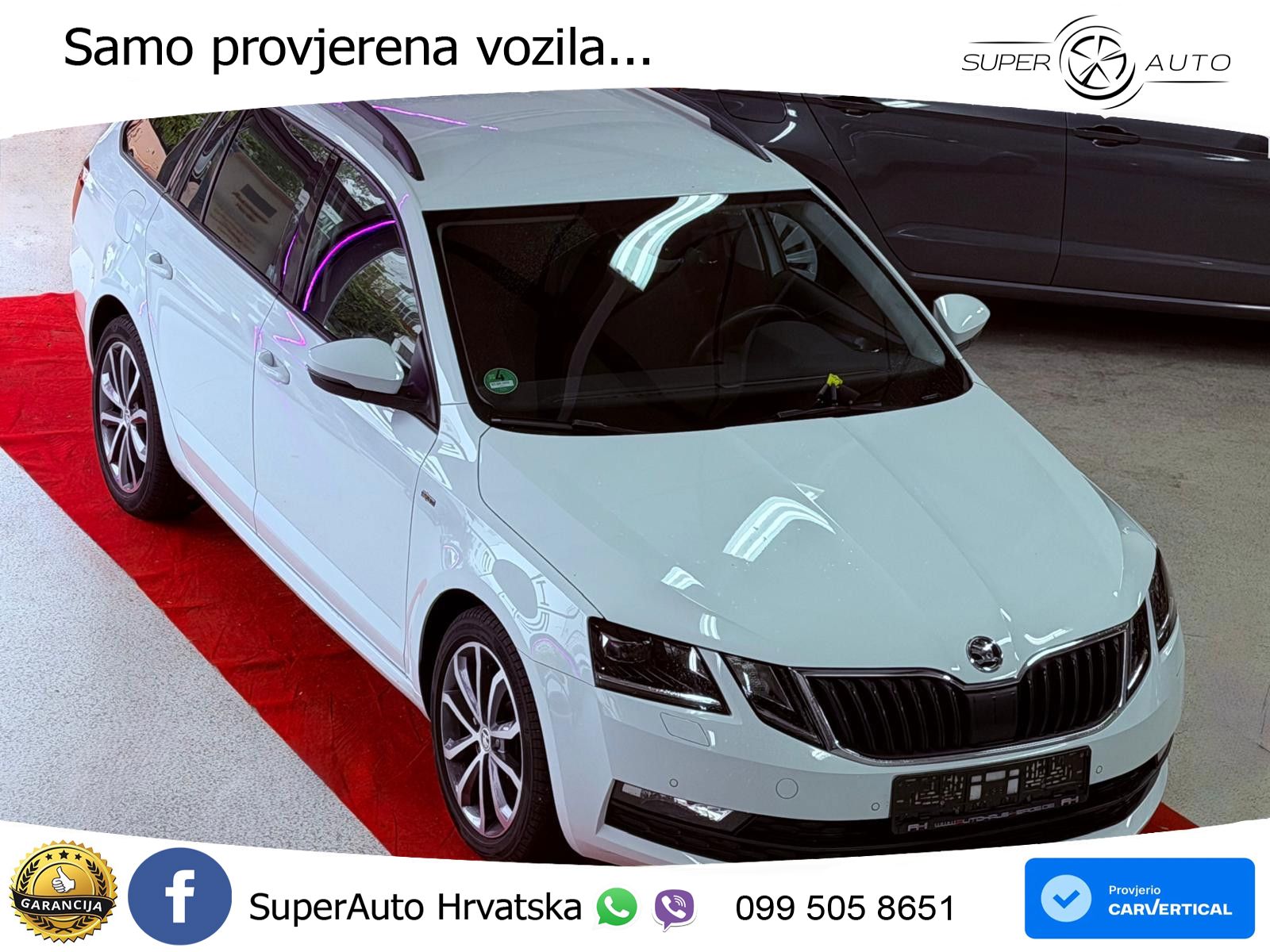 Škoda Octavia Combi 2.0 TDI (150 KS) DSG LED+GR SJED+ACC