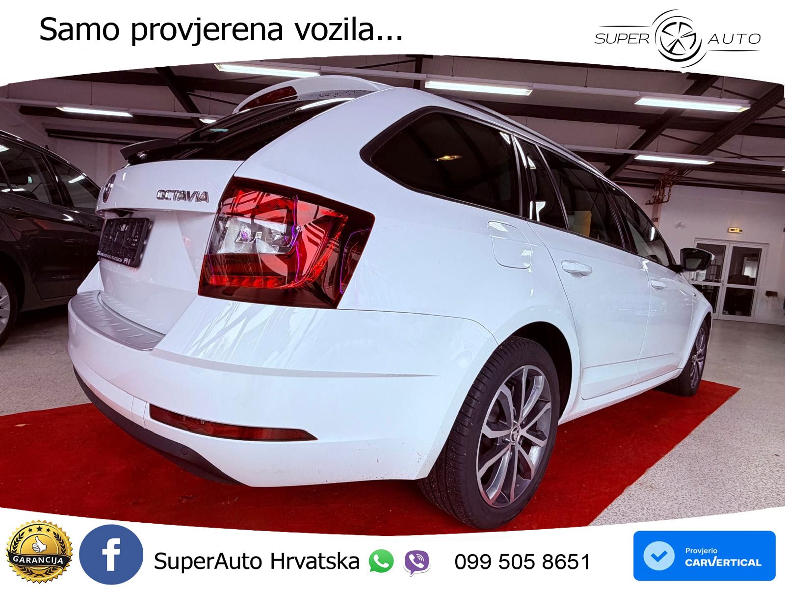 Škoda Octavia Combi 2.0 TDI (150 KS) DSG LED+GR SJED+ACC