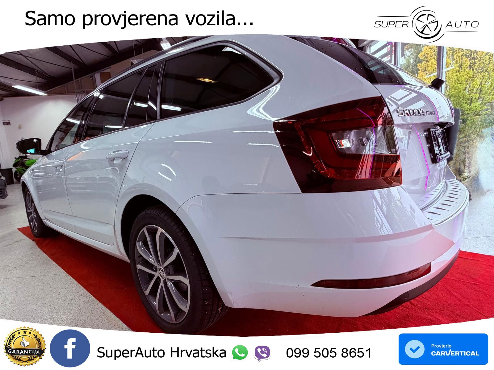 Škoda Octavia Combi 2.0 TDI (150 KS) DSG LED+GR SJED+ACC