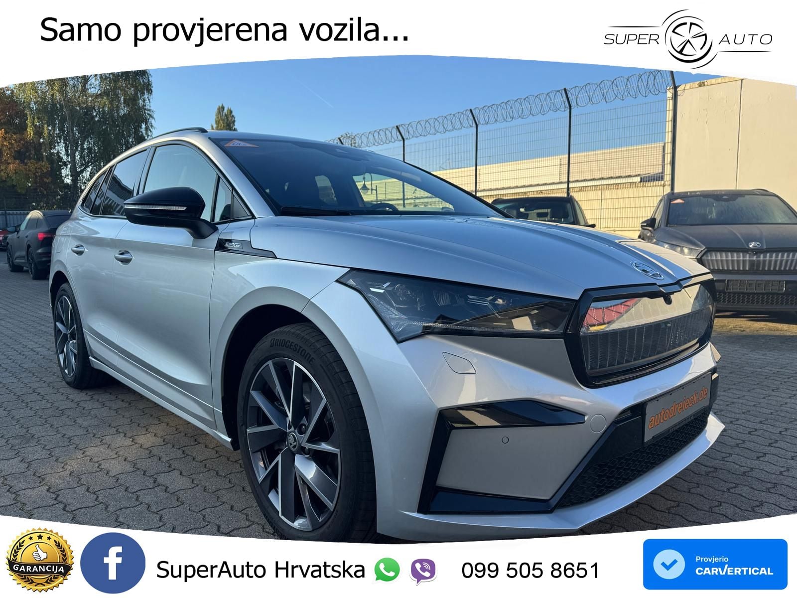 Škoda Enyaq iV 80x 82 kWh (265 KS) AWD SportLine LED+GR SJED+ACC