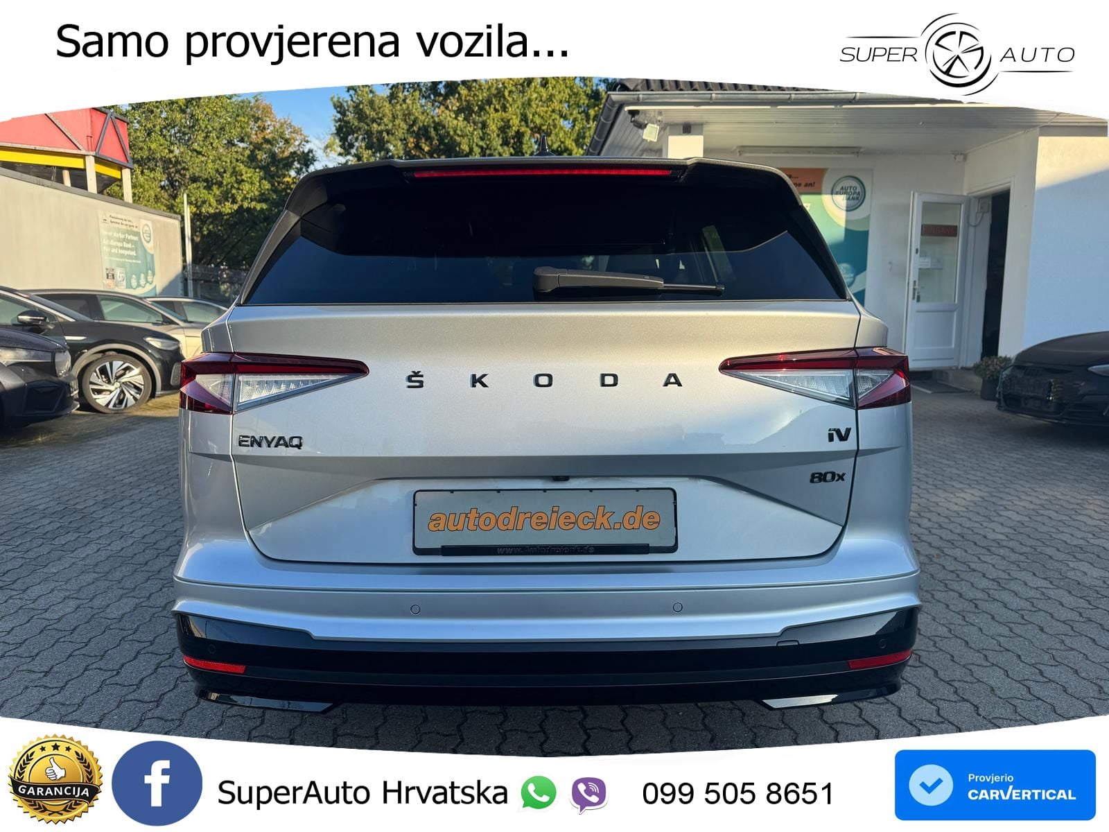Škoda Enyaq iV 80x 82 kWh (265 KS) AWD SportLine LED+GR SJED+ACC
