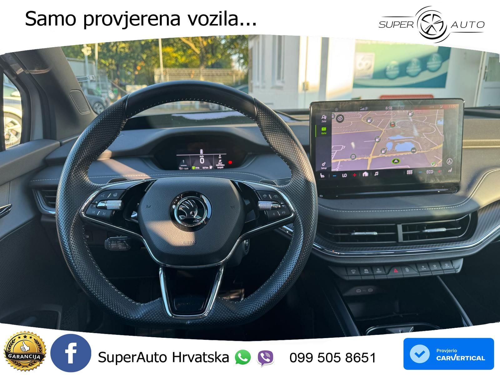 Škoda Enyaq iV 80x 82 kWh (265 KS) AWD SportLine LED+GR SJED+ACC