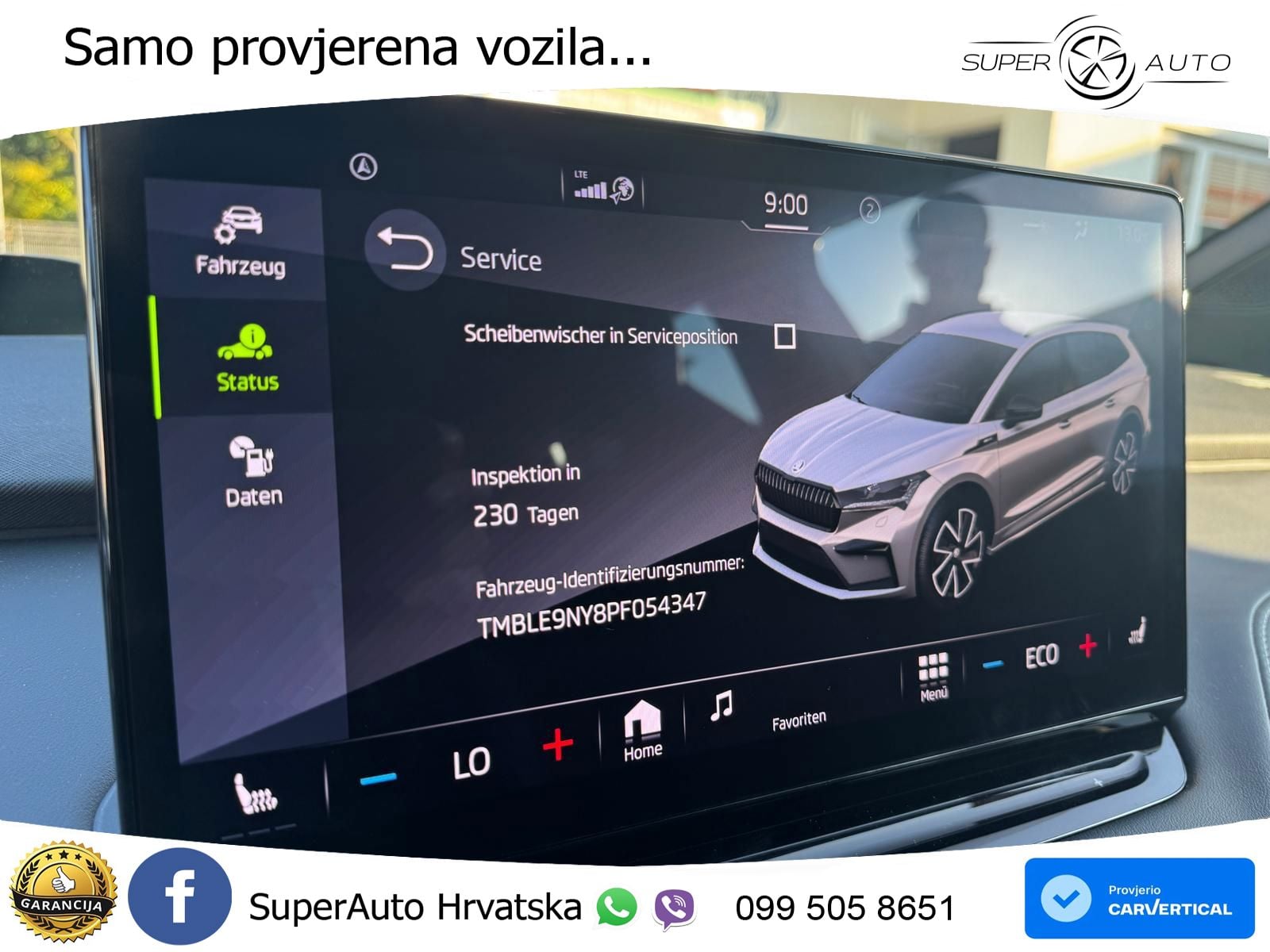 Škoda Enyaq iV 80x 82 kWh (265 KS) AWD SportLine LED+GR SJED+ACC