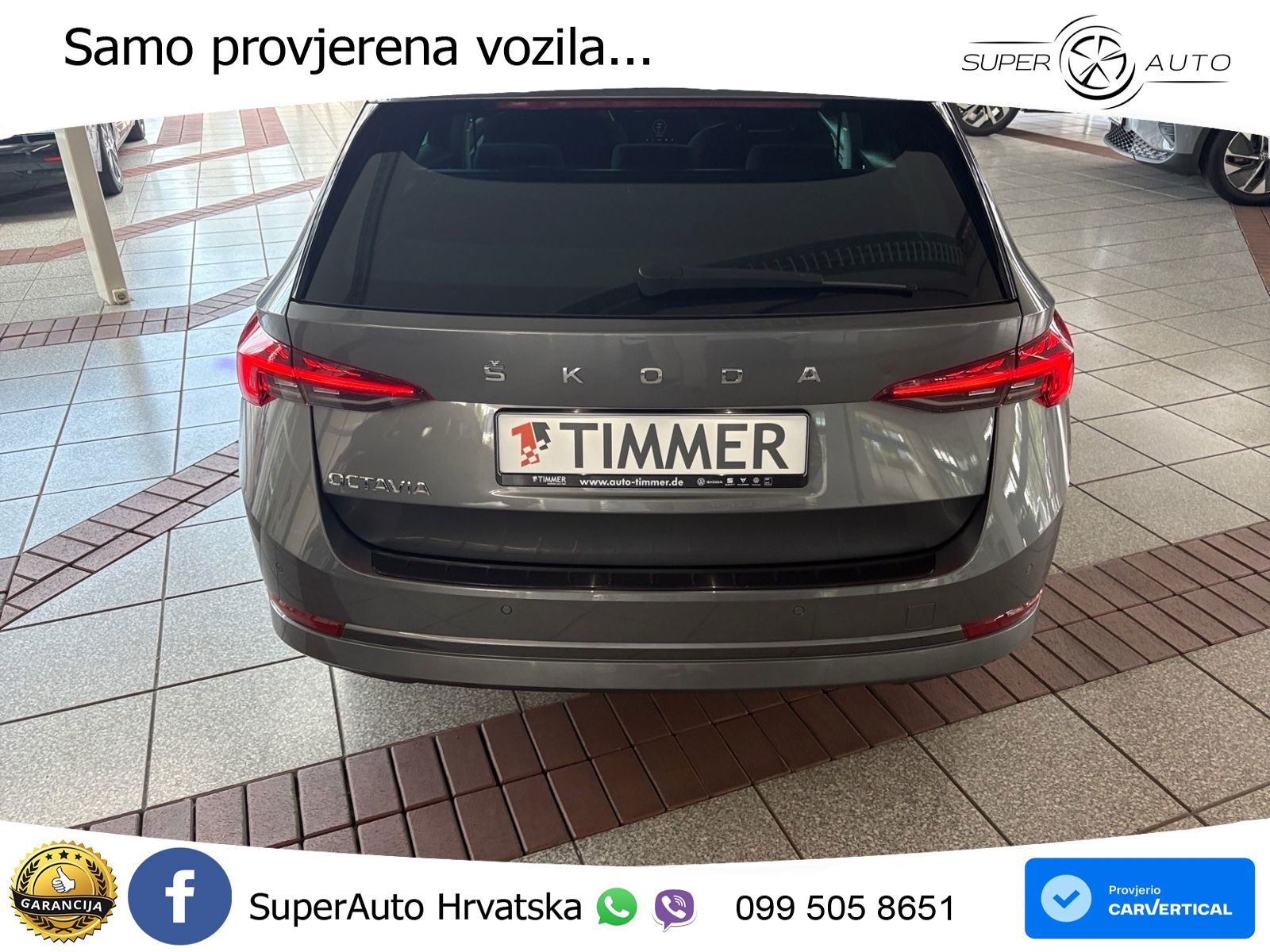 Škoda Octavia Combi 2.0 TDI (150 KS) DSG LED+GR SJED+ACC