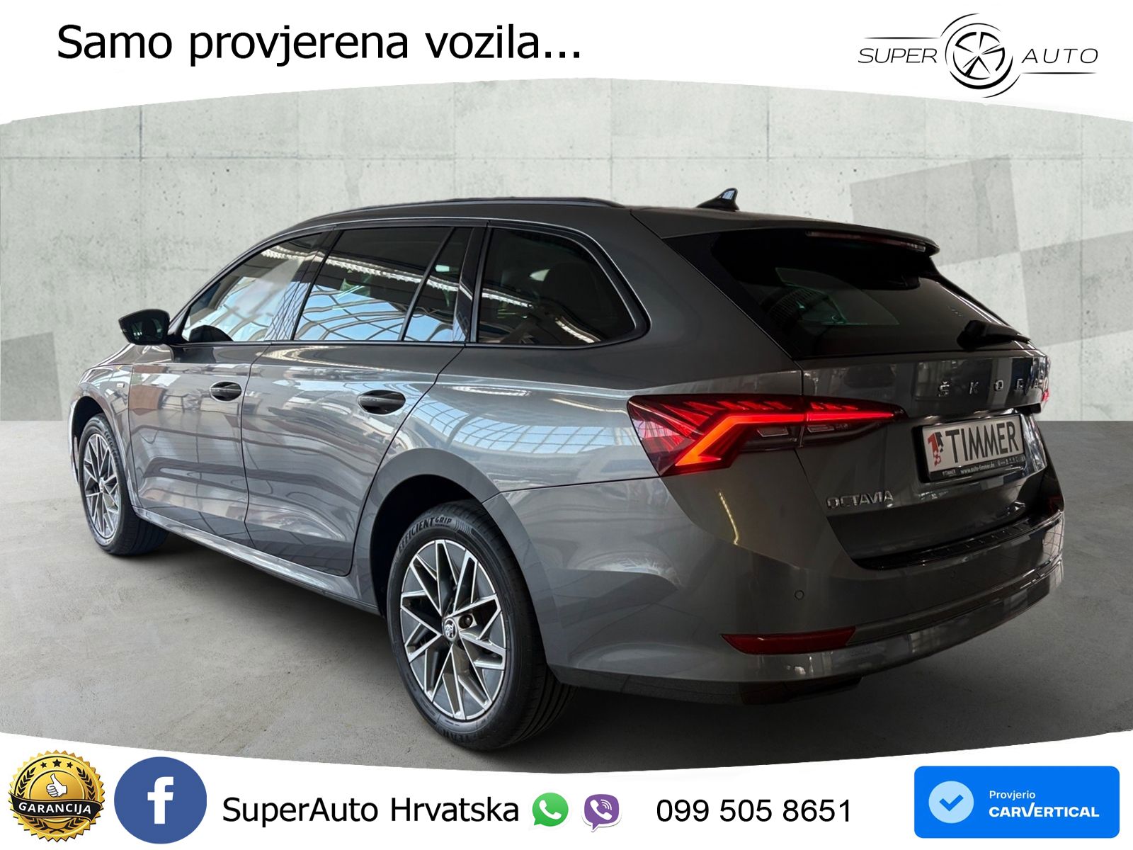Škoda Octavia Combi 2.0 TDI (150 KS) DSG LED+GR SJED+ACC