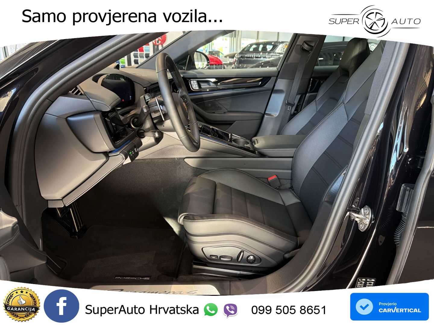 Porsche Panamera 4 2.9 V6 (470 KS) E-Hybrid PDK ACC+HEAD+4xGR SJED+360+PANO