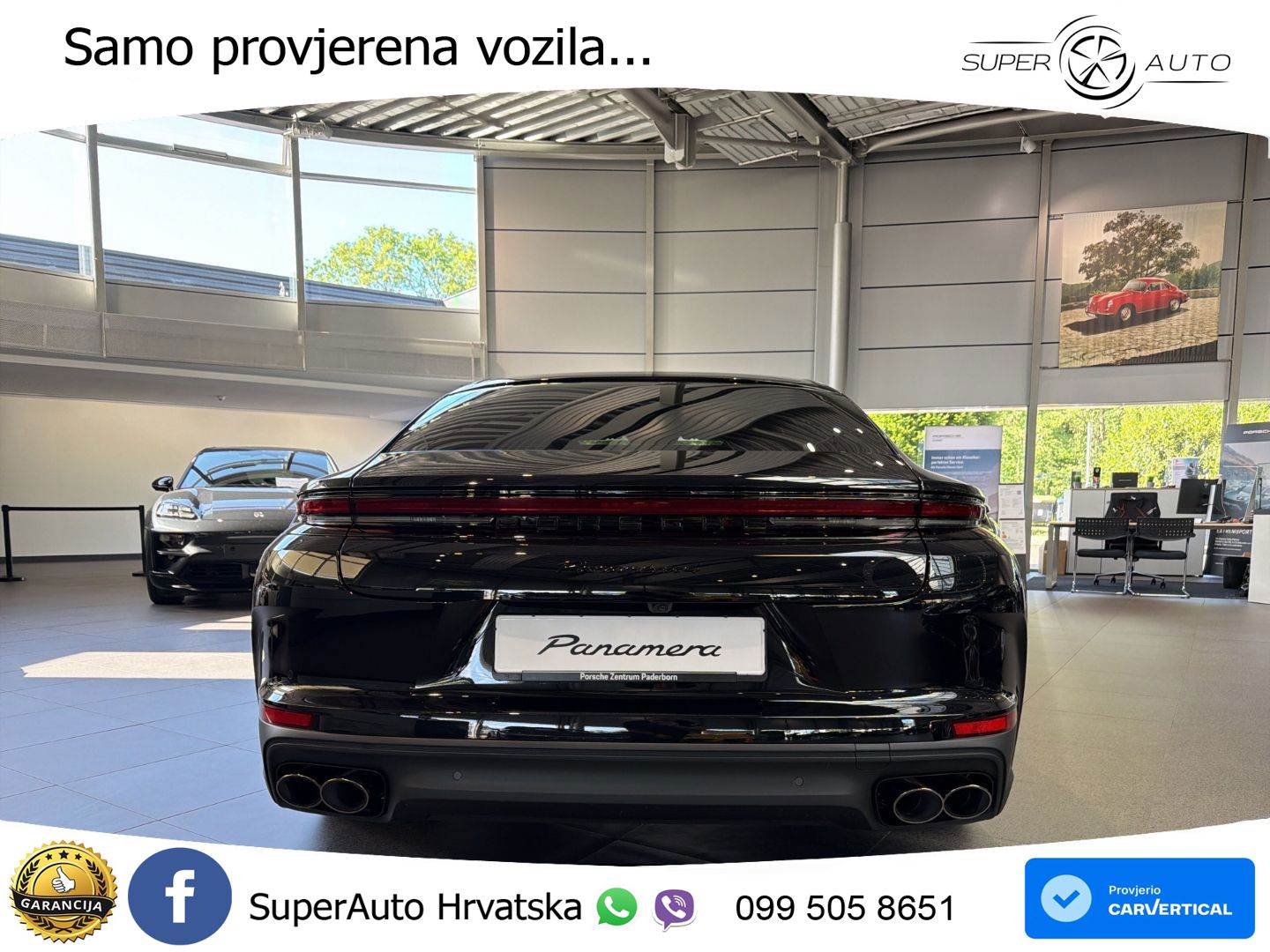 Porsche Panamera 4 2.9 V6 (470 KS) E-Hybrid PDK ACC+HEAD+4xGR SJED+360+PANO