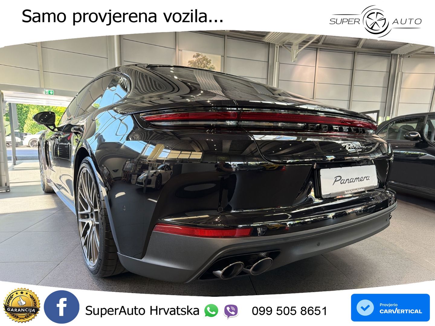 Porsche Panamera 4 2.9 V6 (470 KS) E-Hybrid PDK ACC+HEAD+4xGR SJED+360+PANO