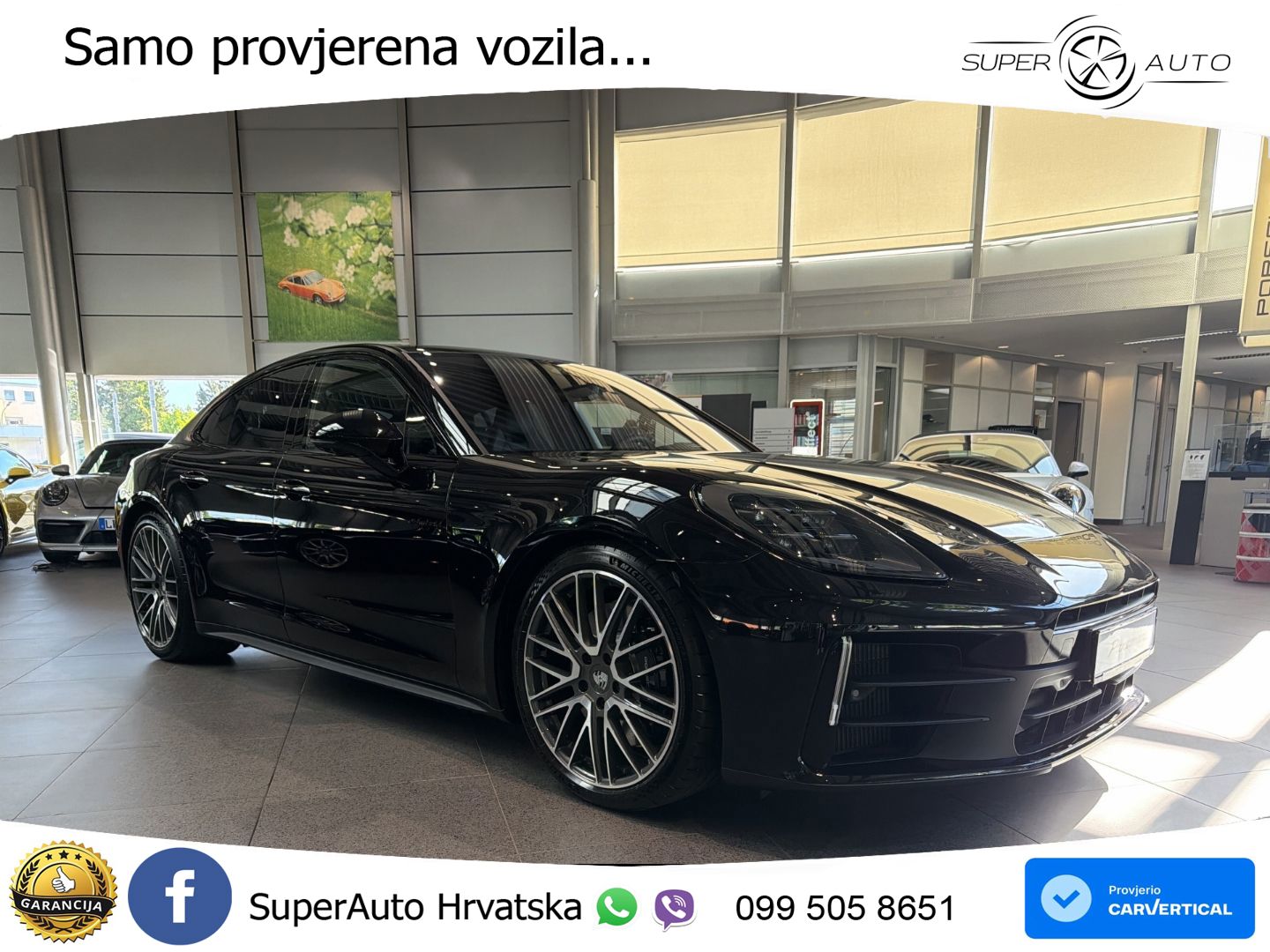 Porsche Panamera 4 2.9 V6 (470 KS) E-Hybrid PDK ACC+HEAD+4xGR SJED+360+PANO