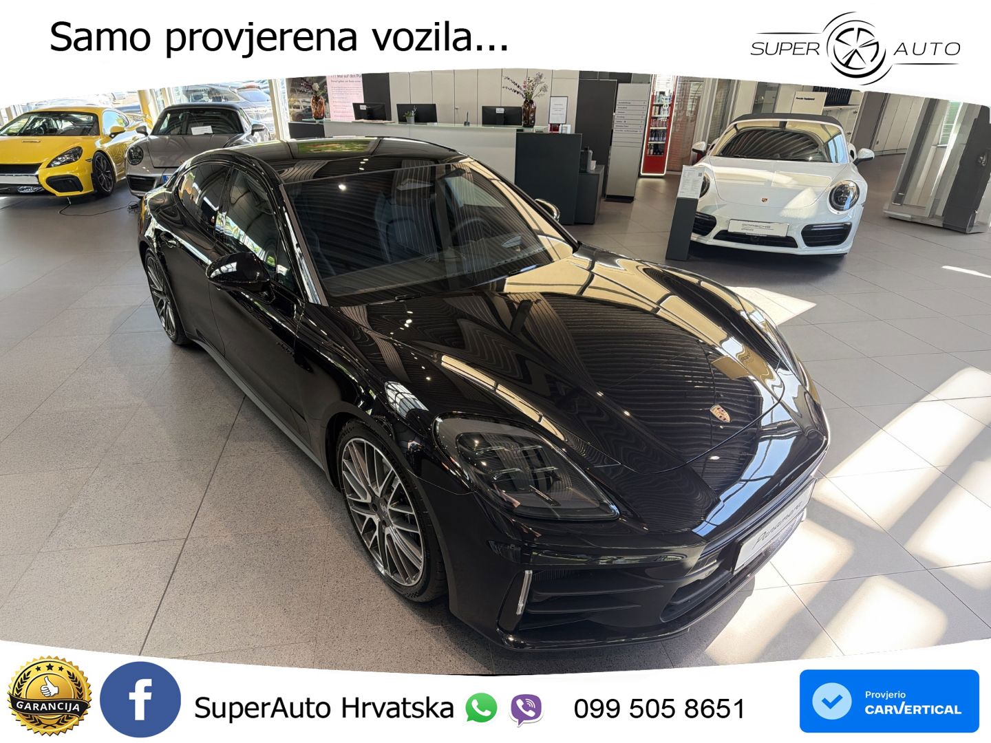 Porsche Panamera 4 2.9 V6 (470 KS) E-Hybrid PDK ACC+HEAD+4xGR SJED+360+PANO