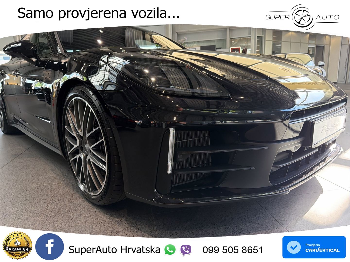 Porsche Panamera 4 2.9 V6 (470 KS) E-Hybrid PDK ACC+HEAD+4xGR SJED+360+PANO