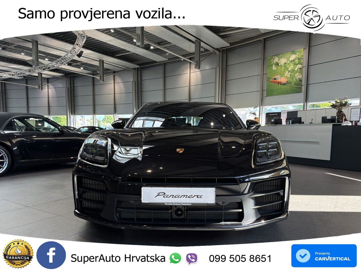 Porsche Panamera 4 2.9 V6 (470 KS) E-Hybrid PDK ACC+HEAD+4xGR SJED+360+PANO