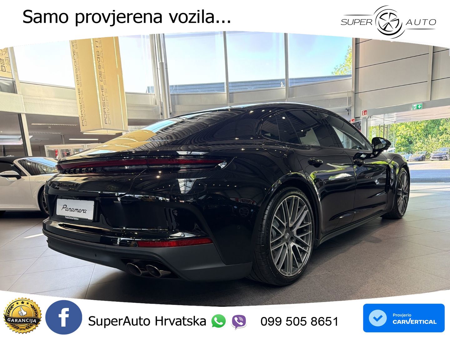 Porsche Panamera 4 2.9 V6 (470 KS) E-Hybrid PDK ACC+HEAD+4xGR SJED+360+PANO