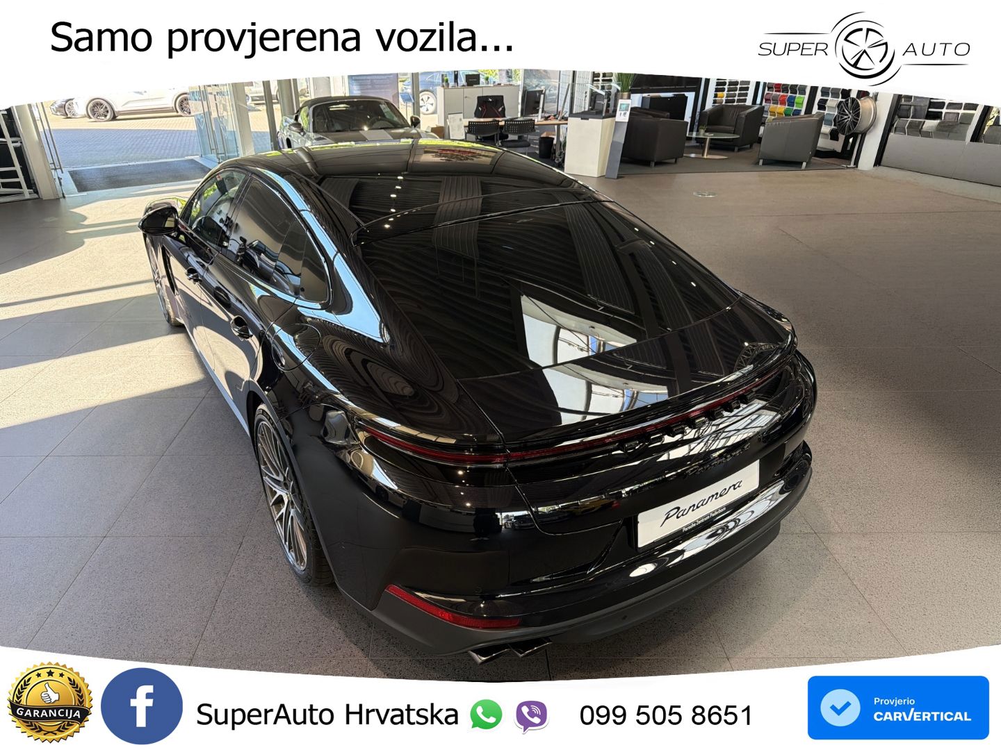 Porsche Panamera 4 2.9 V6 (470 KS) E-Hybrid PDK ACC+HEAD+4xGR SJED+360+PANO