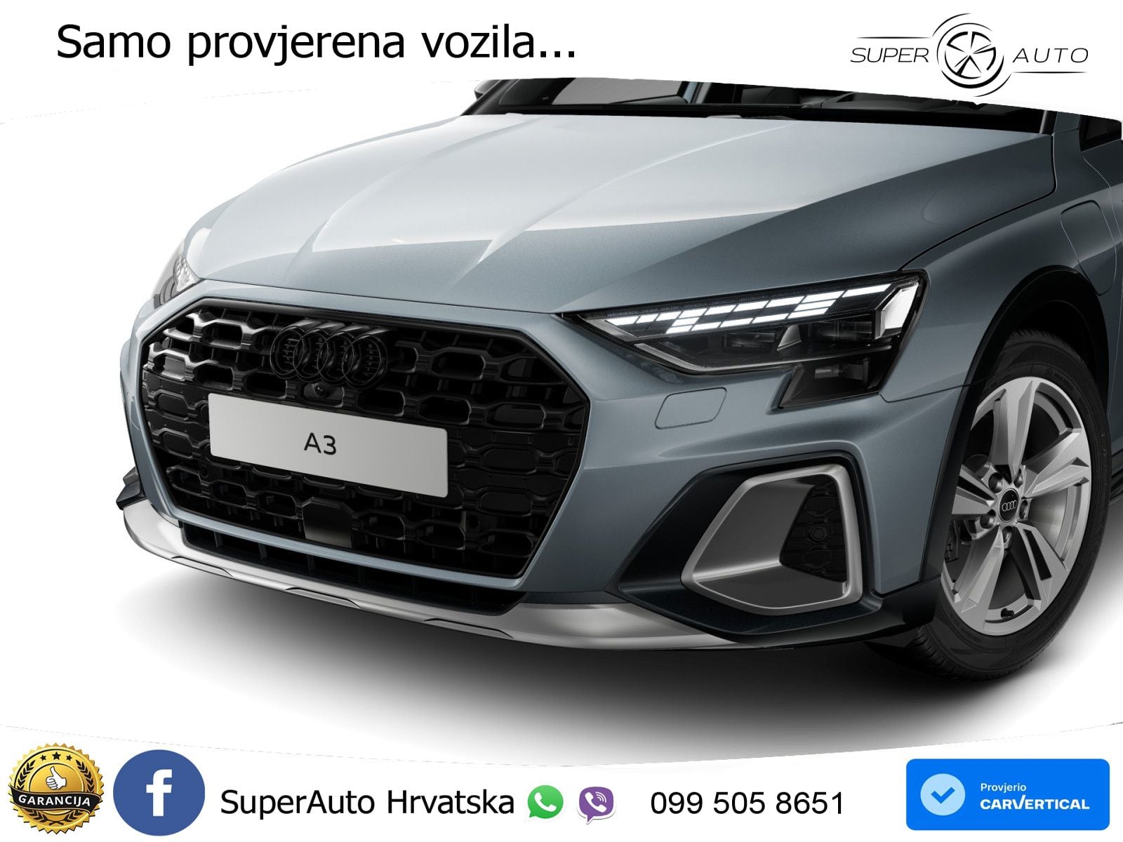 Audi A3 allstreet 40 TFSIe (204 KS) S tronic S line LED+GR SJED+ACC