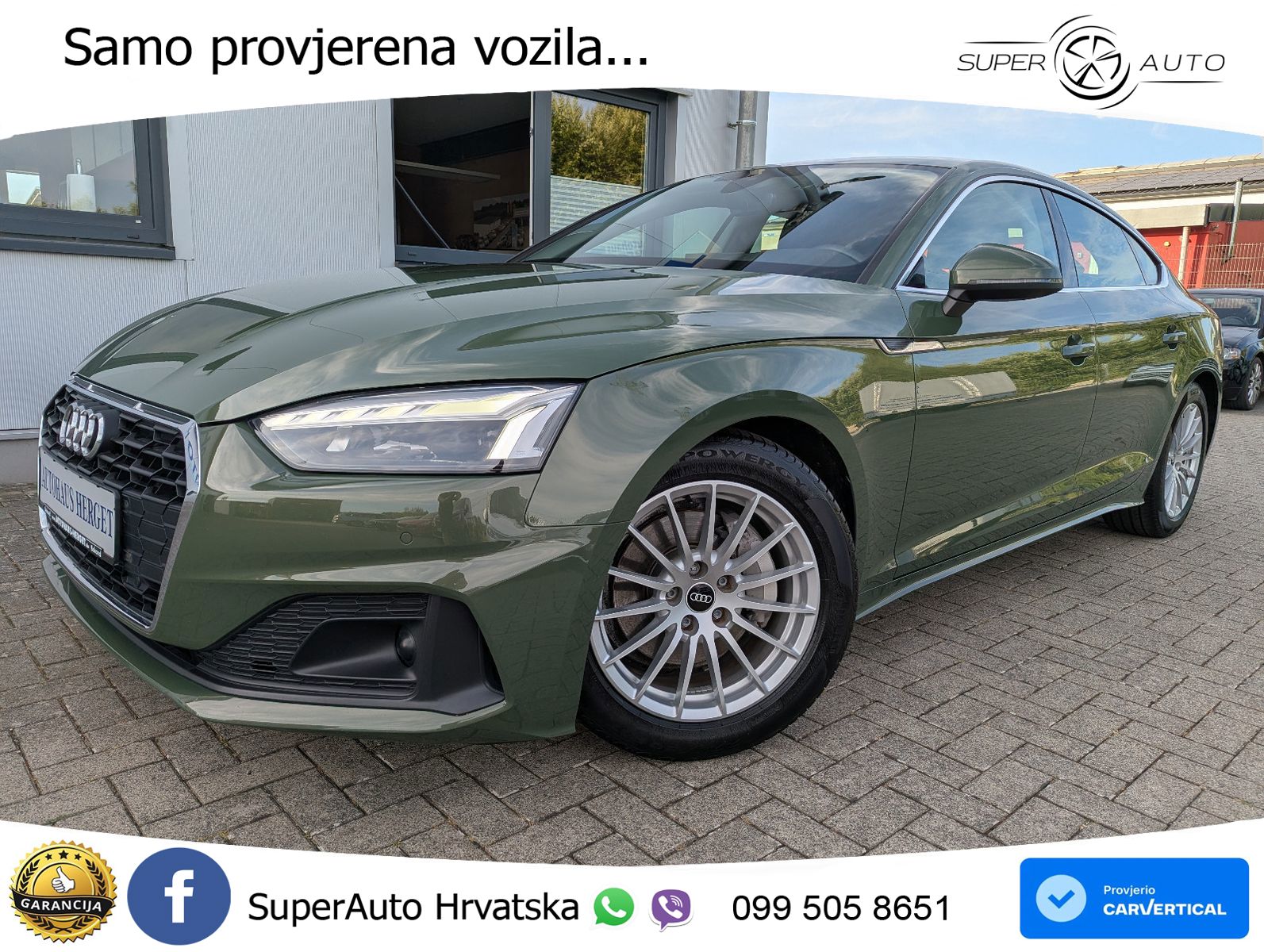 Audi A5 Sportback 40 TDI (204 KS) S tronic LED+GR SJED+ACC